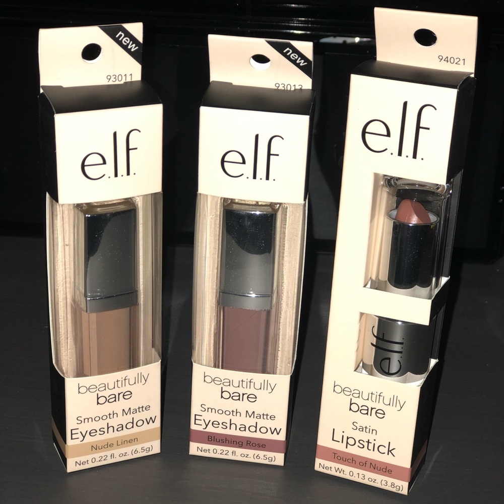 E.l.f Cosmetics, beautifully bare collection. ✨
